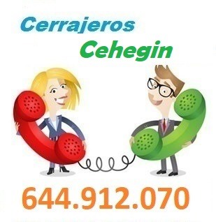 Telefono de la empresa cerrajeros Cehegin